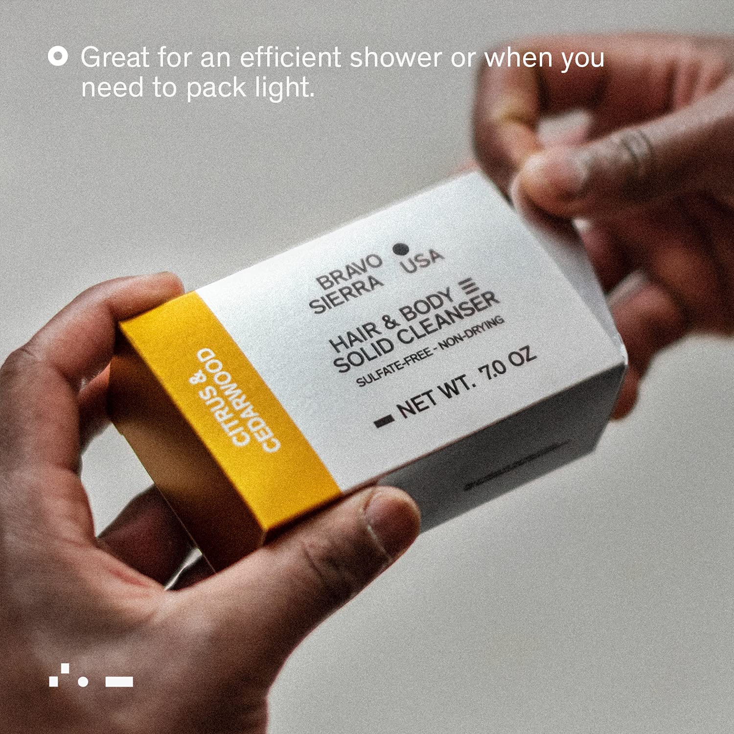 Bravo Sierra All-In-One Shampoo & Face Soap Bar - Citrus & Cedarwood, Coconut, Shea Butter And Oat Flour For Soft Skin And Healthy Hair, 7 Oz : Beauty & Personal Care