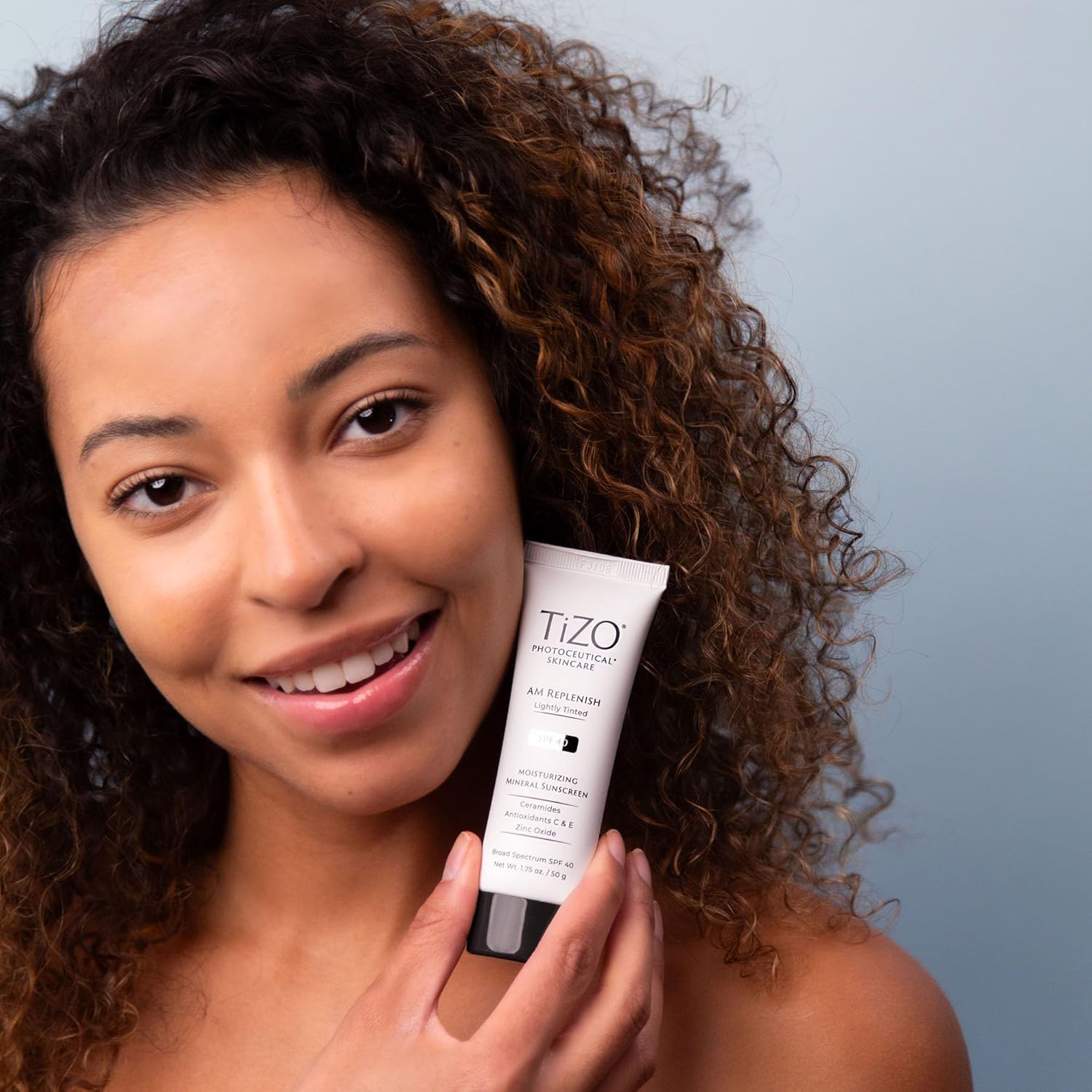 Tizo Photoceutical Am Replenish Lightly Tinted Creams, Gels, & Lotions Spf 40, 1.75 Fl Oz : Beauty & Personal Care