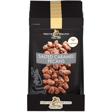 Squirrel Brand Artisan Nuts Salted Caramel Pecans, 3.5 Oz (Pack Of 6)