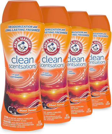 Arm & Hammer Clean Scentsations In-Wash Scent Booster - Maui Sunset, 24 Oz, 4 Count