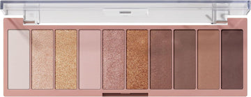 E.L.F. Perfect 10 Eyeshadow Palette, Ten Ultra-Pigmented Neutral Shades, Blendable Formula, Vegan & Cruelty-Free, Need It Nude (Packaging May Vary)