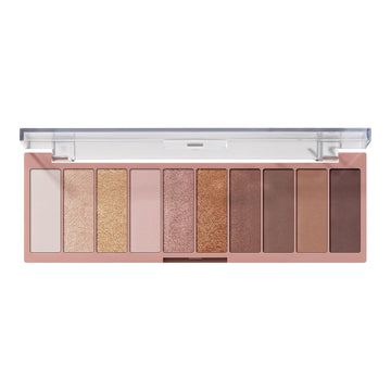 E.L.F. Perfect 10 Eyeshadow Palette, Ten Ultra-Pigmented Neutral Shades, Blendable Formula, Vegan & Cruelty-Free, Need It Nude (Packaging May Vary)