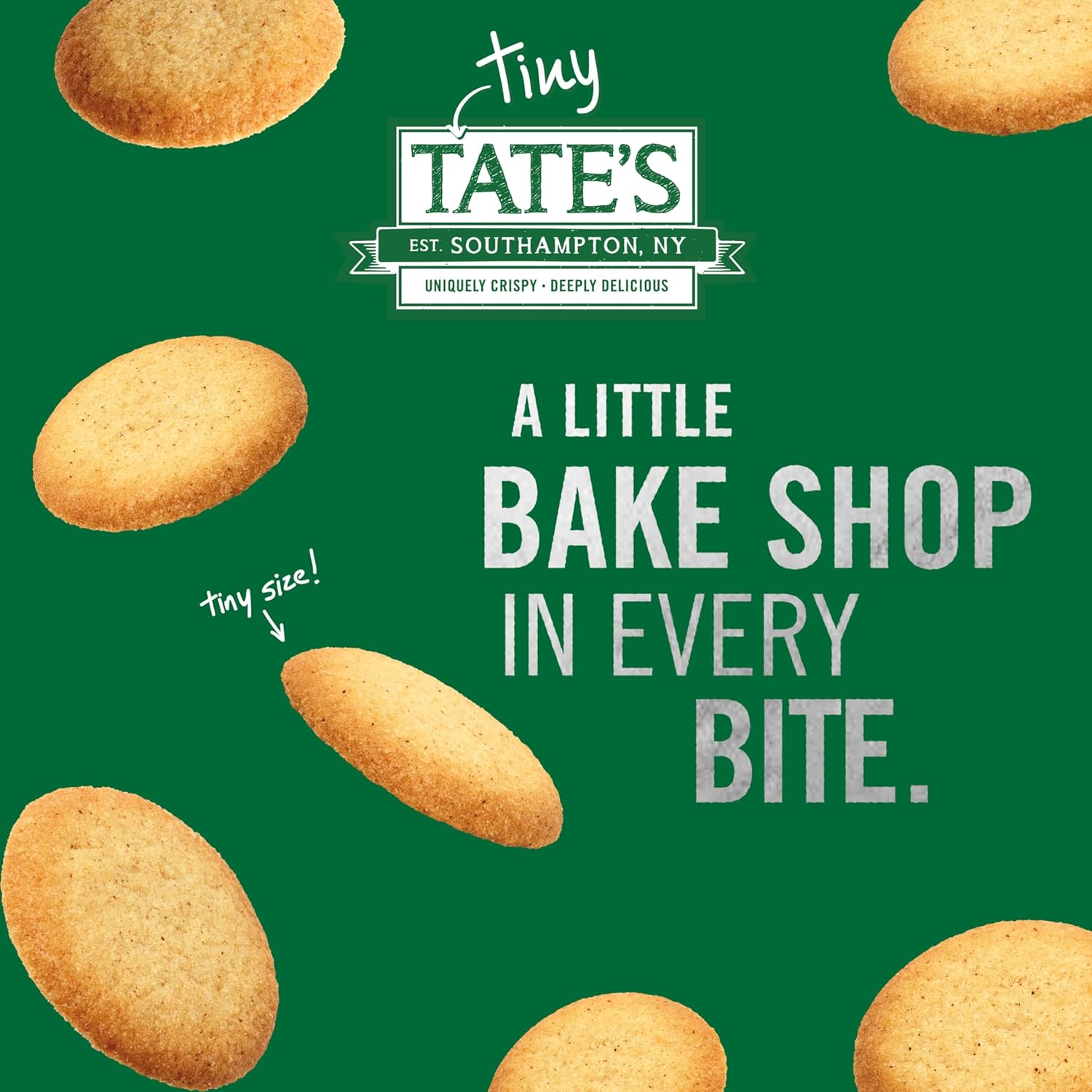 Tate'S Bake Shop Tiny Snickerdoodle Cookies, 3-5.5 Oz Bags