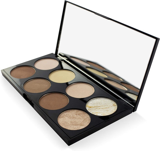 Makeup Revolution Ultra Contour Palette, Makeup Palette Includes Highlighters & Contour Shades, Adds Definition & Sculpts Features, Vegan, 13G