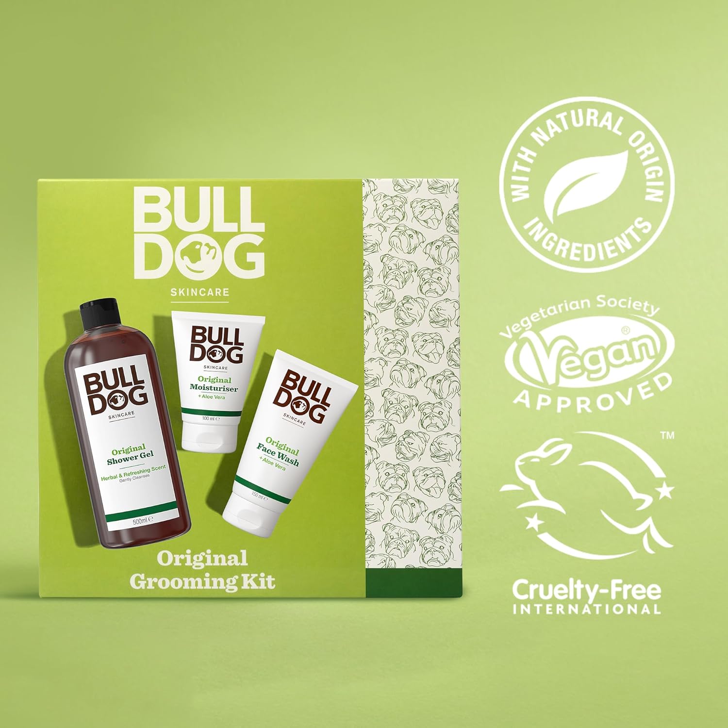 BULLDOG SKINCARE - Original Grooming Giftset for Men | Original Shower Gel, Face Wash and Moisturiser : Amazon.co.uk: Beauty