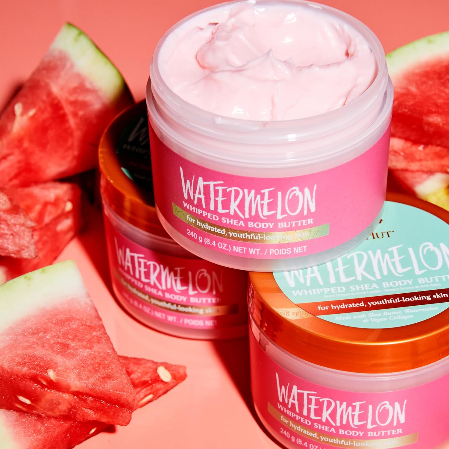 Tree Hut Watermelon Whipped Shea Body Butter, 8.4Oz, Lightweight, Long-Lasting, Hydrating Moisturizer With Natural Shea Butter For Nourishing Essential Body Care : Beauty & Personal Care