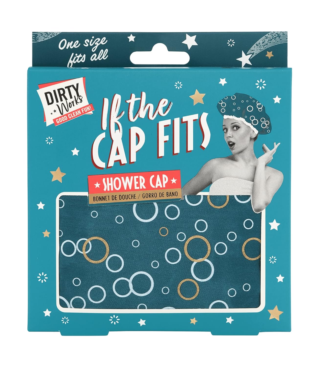 Dirty Works If The Cap Fits Shower Cap : Beauty & Personal Care