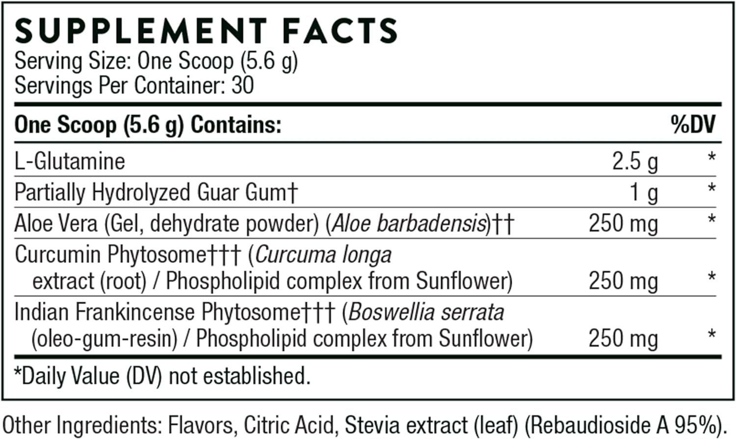 Thorne EnteroMend - Botanical and Amino Acid Formula to Support Intestinal Health - Orange Vanilla avor - 5.