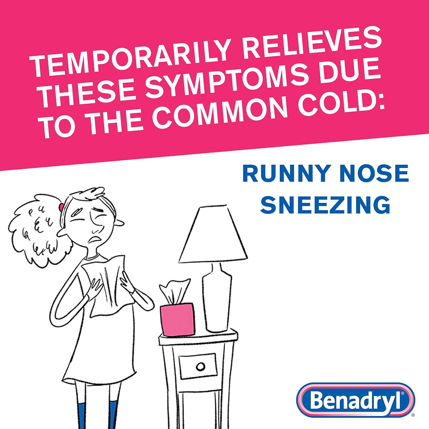 Benadryl Ultratabs Antihistamine Allergy Medicine, Diphenhydramine Hcl Tablets, 48 Ct : Health & Household