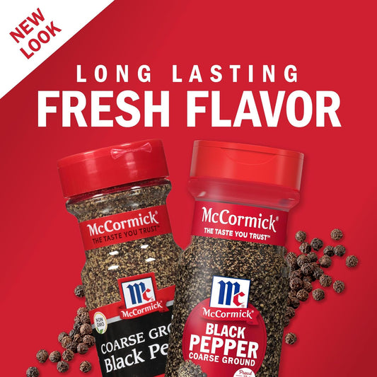 Mccormick Coarse Ground Black Pepper, 3.12 Oz