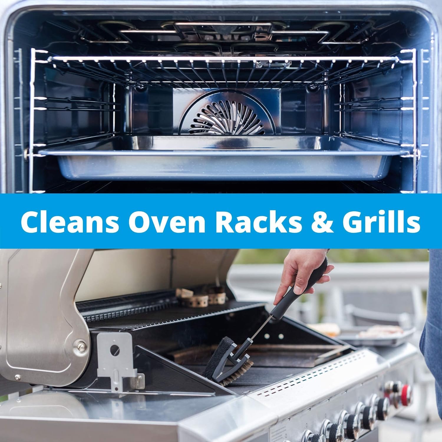 Carbona Oven Rack & Grill Cleaner | Eliminates Thick Grease & Build-Up | Griddle & BBQ Cleaning Solution | 16.8 Fl Oz, 2 Pack : Patio, Lawn & Garden