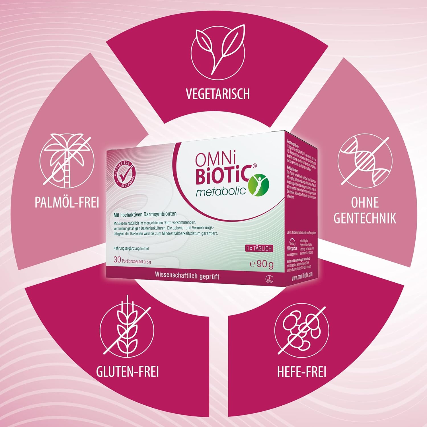 OMNi-BiOTiC Metabolic, 3 g sachets (90 g) : Amazon.com.be: Health & Personal Care