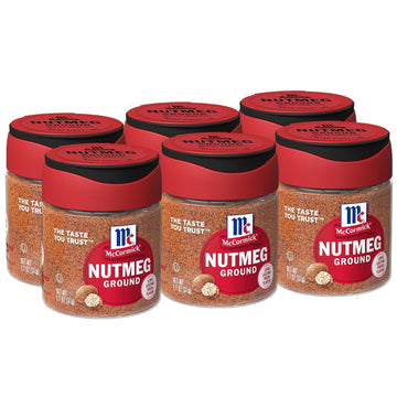 McCormick Ground Nutmeg, 1.1 oz (Pack of 6)