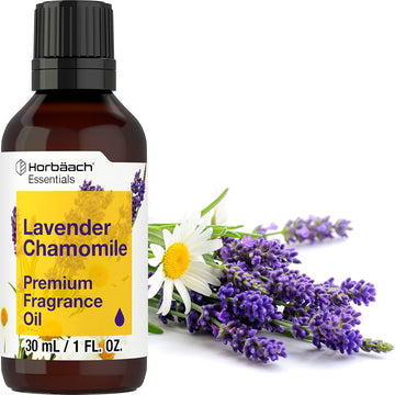 Horbäach Lavender Chamomile Fragrance Oil | 1 fl oz (30ml) | Premium Grade | for Diffusers, Candle and Soap Making, DIY Projects & More