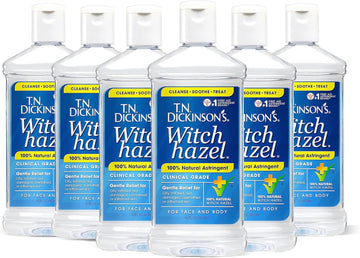 T.N. Dickinson'S Witch Hazel Astringent For Face And Body, 100% Natural, 6 Count