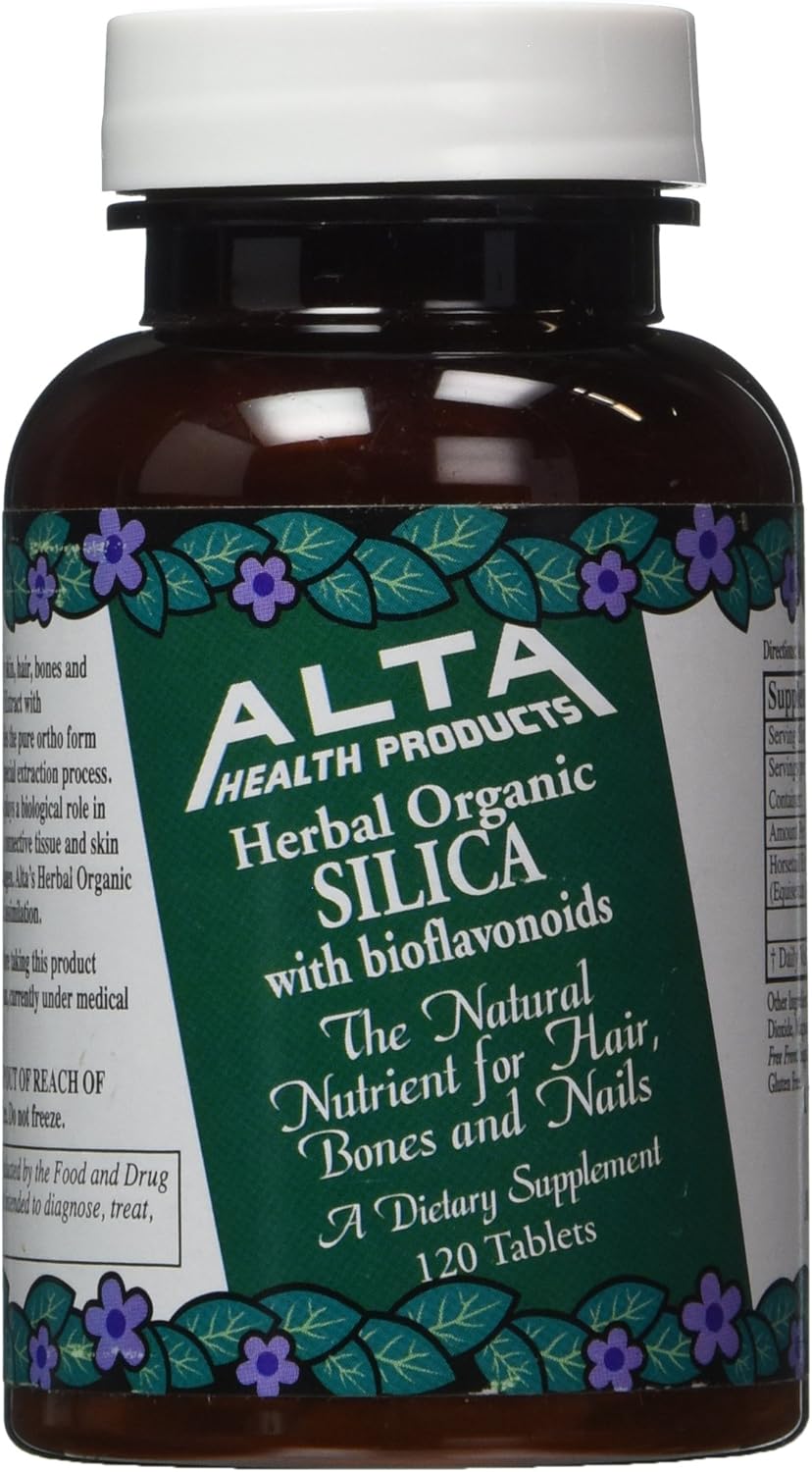 Alta Health Products - Silica With Bioflavonoids, 500 Mg, 120 Tablets