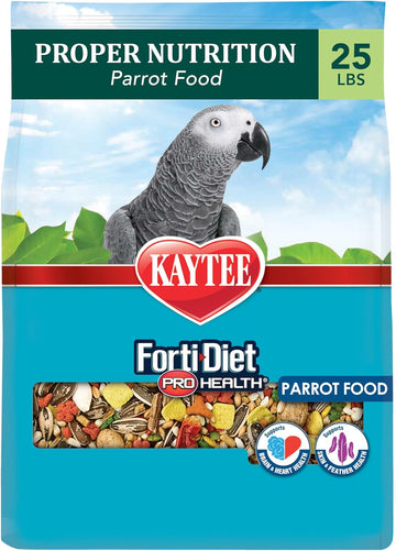 Kaytee Forti-Diet Pro Health Feather Health Parrot Food 25Lb