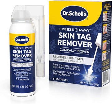 Dr. Scholl'S Freeze Away Skin Tag Remover, 8 Ct // Removes Skin Tags In As Little As 1 Treatment, Fda-Cleared, Clinically Proven, 8 Treatments