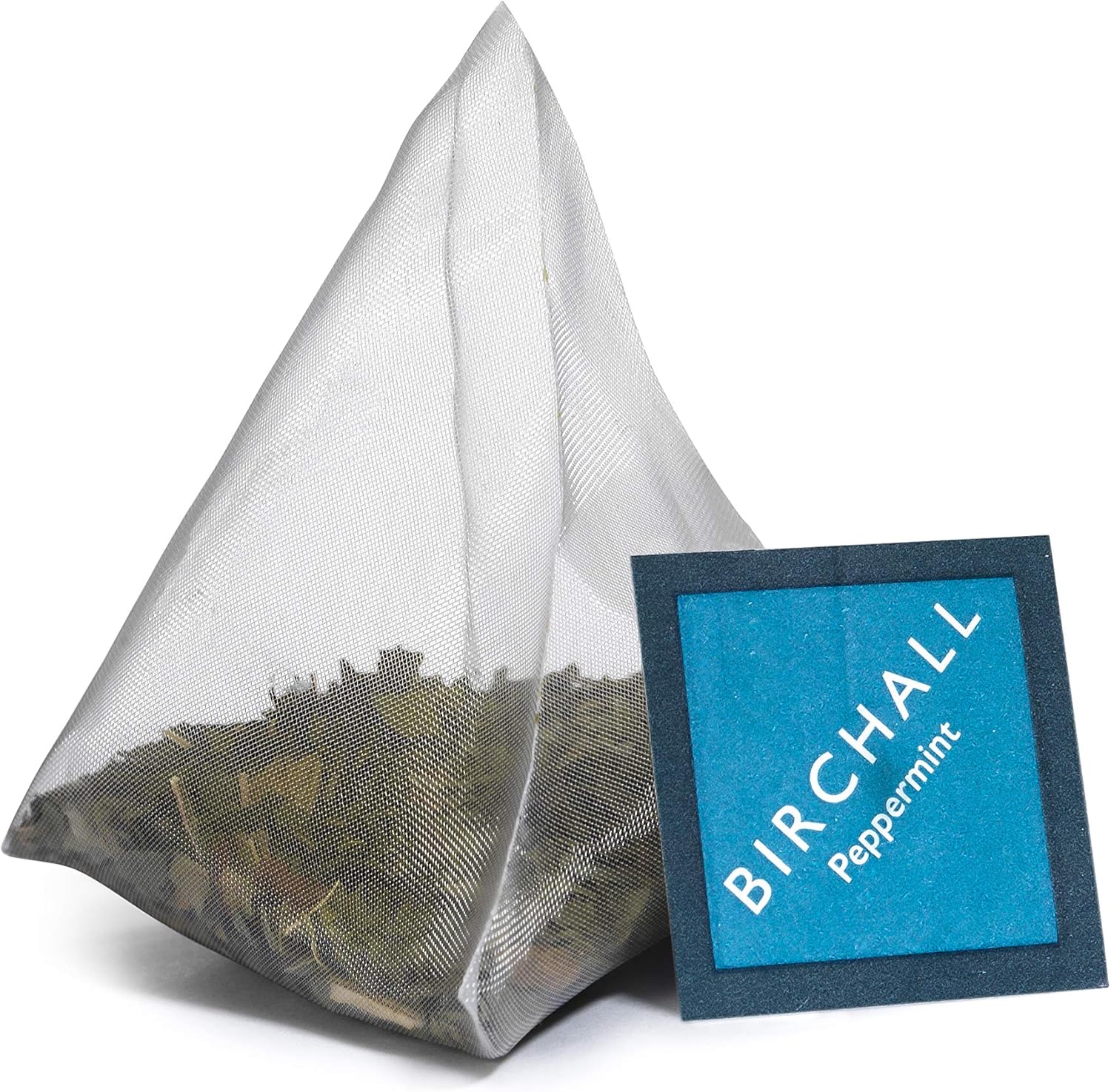 Birchall Tea Bags, Peppermint Tea Gift Set, Caffeine Free Tea Bursting With Full Flavour, Perfect Vegan Gifts, 80 Plant-Based Prism Tea Bags