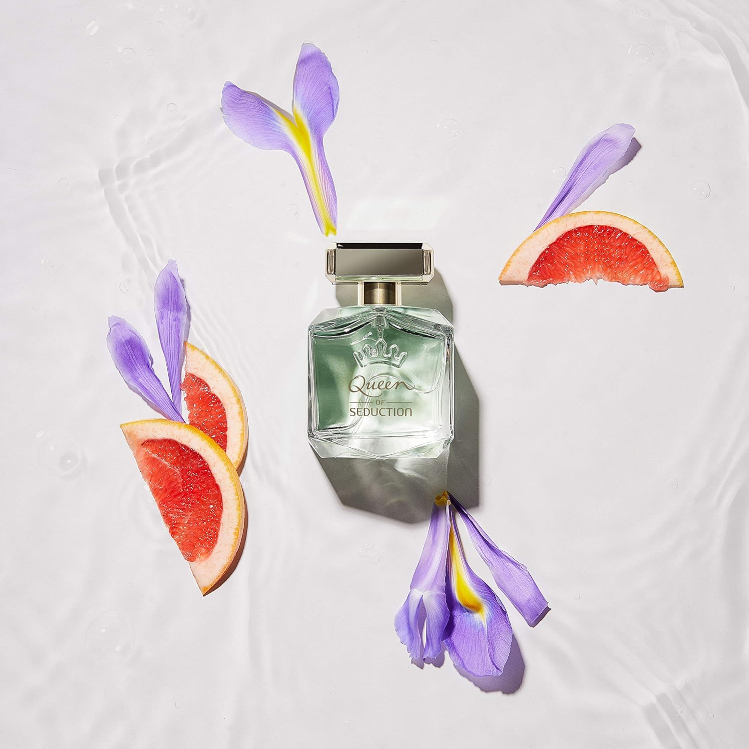 Antonio Banderas Perfumes - Queen Of Seduction - Eau De Toilette - Long Lasting - Romantic, Charming And Fresh Fragance - Floral With Marine Notes - Ideal For Day Wear - 2.7 Fl Oz : Beauty & Personal Care