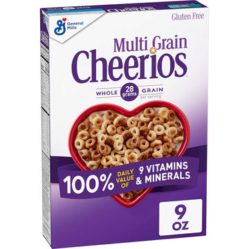 Multi Grain Cheerios Heart Healthy Cereal, 9 OZ Cereal Box
