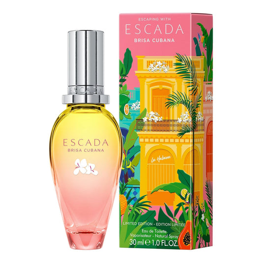 Escada Brisa Cubana Eau De Toilette – Citrus Women'S Perfume – With Notes Of Lime Essence, Mint Oil & Mariposa Accord – Long Lasting Fragrance