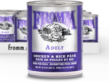 Fromm Classic Adult Chicken & Rice Pate Dog Food - Premium Wet Dog Food - Chicken Recipe - Case Of 12 Cans