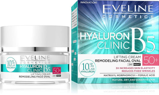 Eveline Cosmetics Hyaluron Expert Wrinkle Filling Cream, 50 ml : Beauty & Personal Care