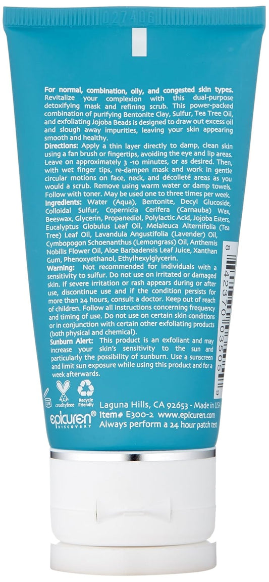 Epicuren Discovery Clarify Polishing Mask, 2.5 Oz. : Beauty & Personal Care