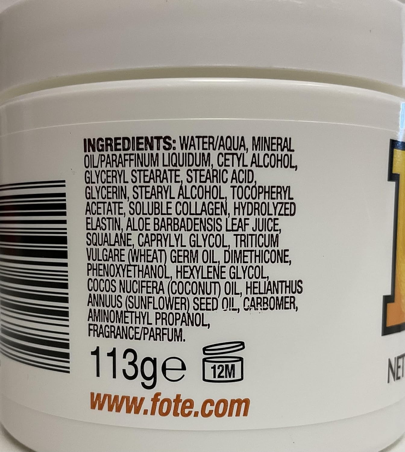 Fruit Of The Earth, Vitamin E, Skin Care Cream, 4 Oz (113 G) : Beauty & Personal Care