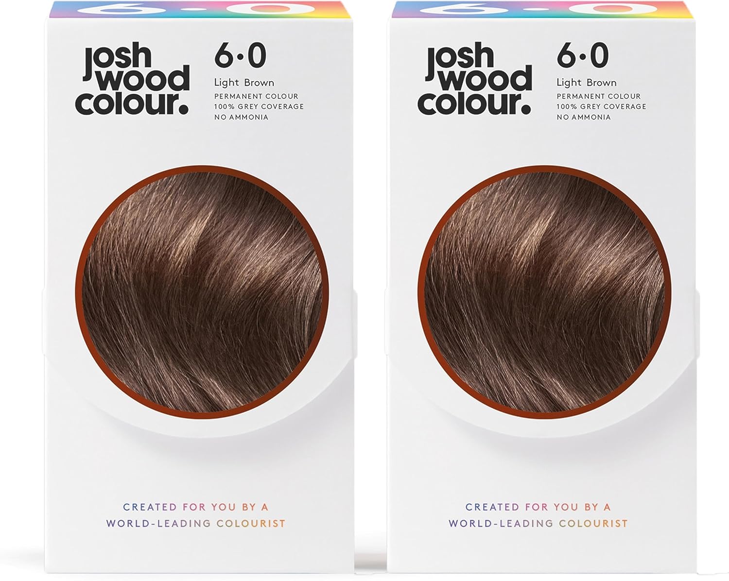Josh Wood Permanent Colour 8.0 (Dark Blonde) Celebrity-Approved Ammonia-Free - Leaves Hair Super Shiny And Hydrated With 100% Grey Coverage - Natural-Looking And Vegan