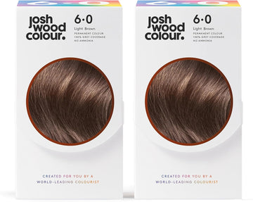 Josh Wood Permanent Colour 8.0 (Dark Blonde) Celebrity-Approved Ammonia-Free - Leaves Hair Super Shiny And Hydrated With 100% Grey Coverage - Natural-Looking And Vegan