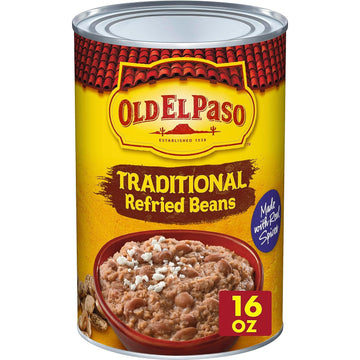 Old El Paso Traditional Canned Refried Beans, 16 oz