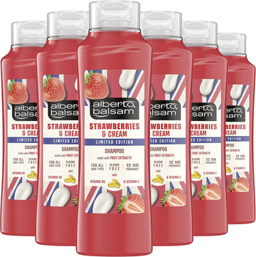 Alberto Balsam Strawberries & Cream Shampoo 6 X 350 Ml