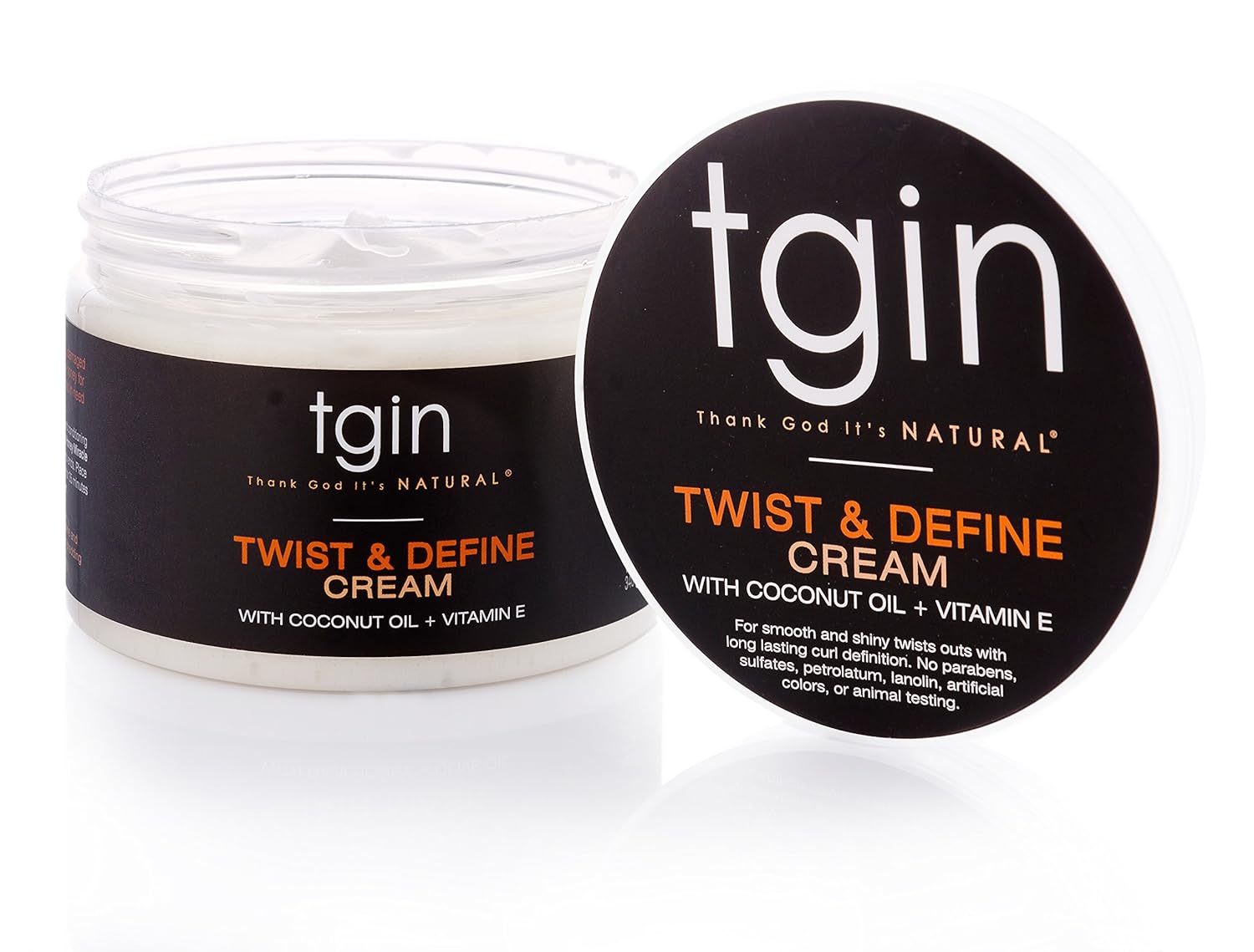 tgin Twist and Define Cream For Natural Hair - Dry Hair - Curly Hair - Hair Styling Product - Curl Cream - Paraben Free - Hair Cream - Type 3c and 4c hair - Styler - 12 Oz : Hair Shampoos : Beauty & Personal Care