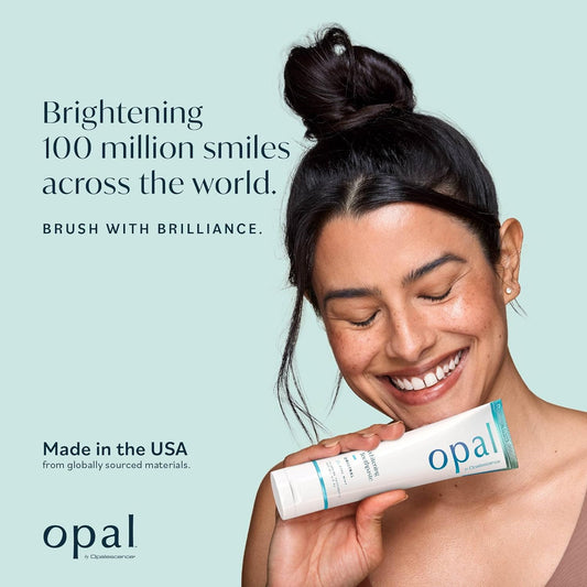 Opal by Opalescence Teeth Whitening Toothpaste (Pack of 3) - Cool Mint Original Formula - Oral Care, Gluten-Free - 4.7 Ounce Made by Ultradent.- OPAL-TP-5760-3