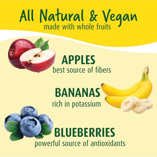 Ultra Chewy Fruit And Veggietreats: All-Natural Dog Treats & Vegan Food Topper - Positive Reinforcement, Soft & Healthy Snacks From Puppies To Large Dogs - Made In Usa (2 Pack - 120 Treats)