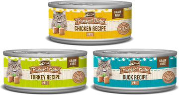 Merrick Purrfect Bistro Grain Free Wet Cat Food Variety Pack Poultry Recipes - (Pack Of 1) 8.25 Lb. Cans