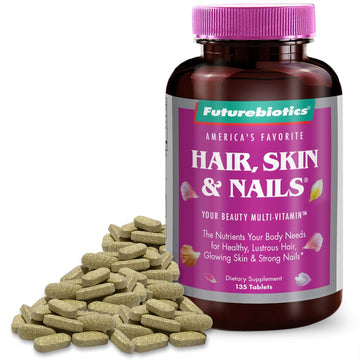 Futurebiotics Hair, Skin, & Nails Beauty Multivitamin, 135 Tablets