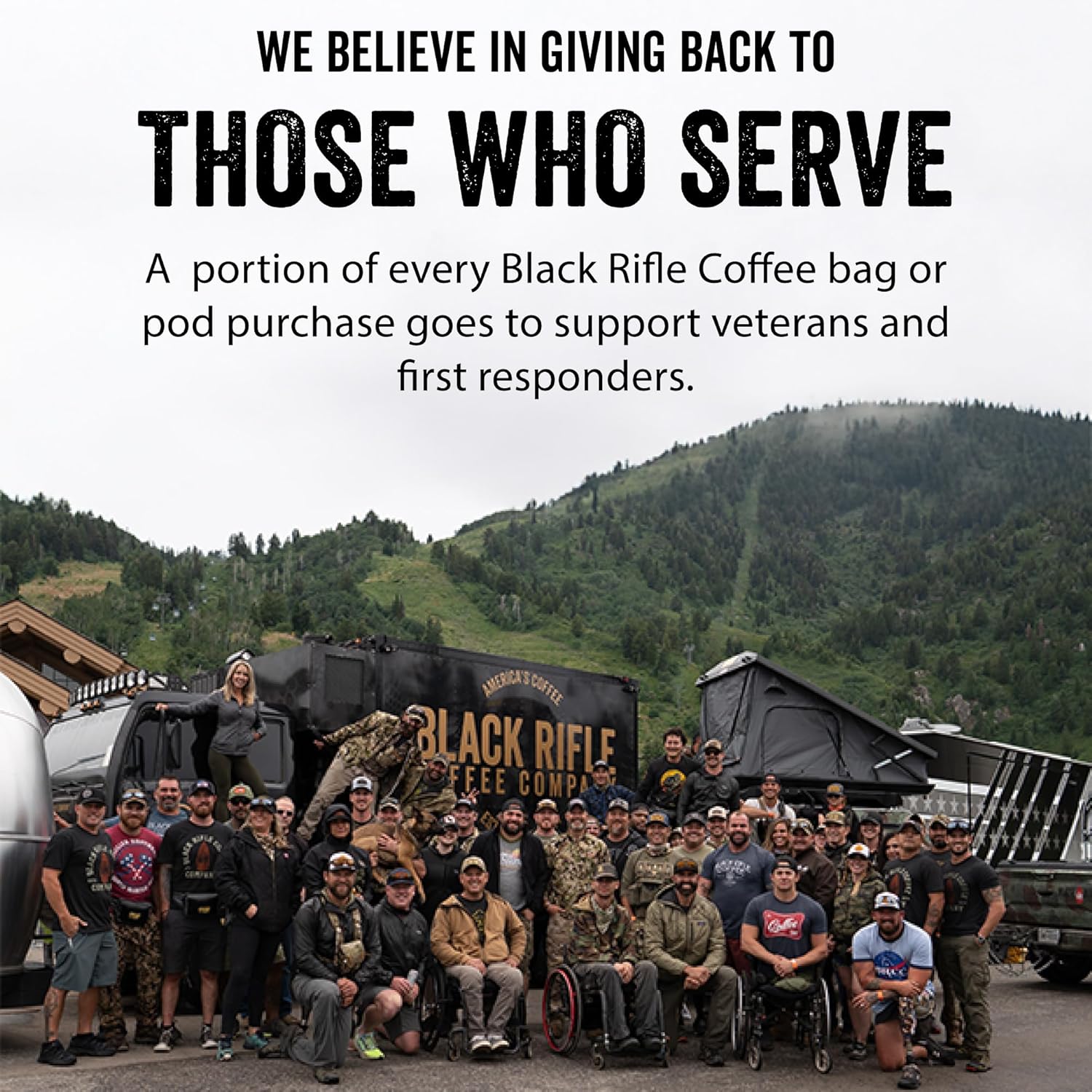 Black Rifle Coffee Company Ground Coffee Medium Roast - Roasted Blend Made From Pure Arabica Beans - Colombian & Brazilian Beans - Veteran Founded & American Made (Vintage Roast, 12Oz Bag) : Grocery & Gourmet Food