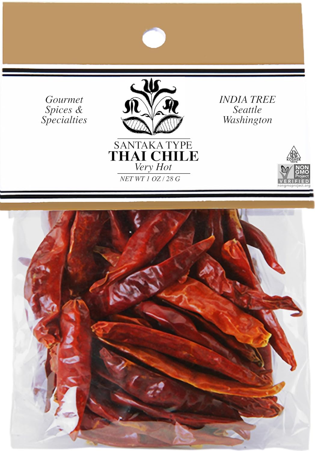 India Tree Thai Chiles, 1 Oz (Pack Of 6)