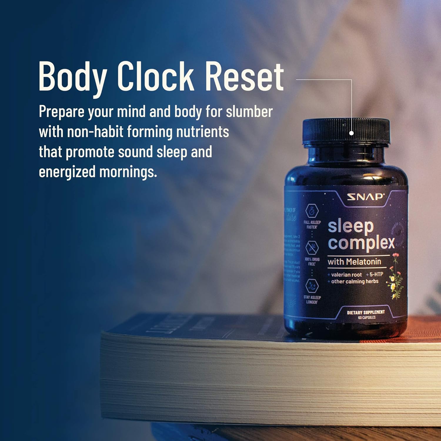 Natural Sleeping Aid Supplement with Melatonin for Fast Deep Sleep, Valerian Root Sleep Pills, Sleep Relief, Best Nighttime Sleep - Natural Plants & Sleeping Medicine for Adults (60 Capsules) : Health & Household