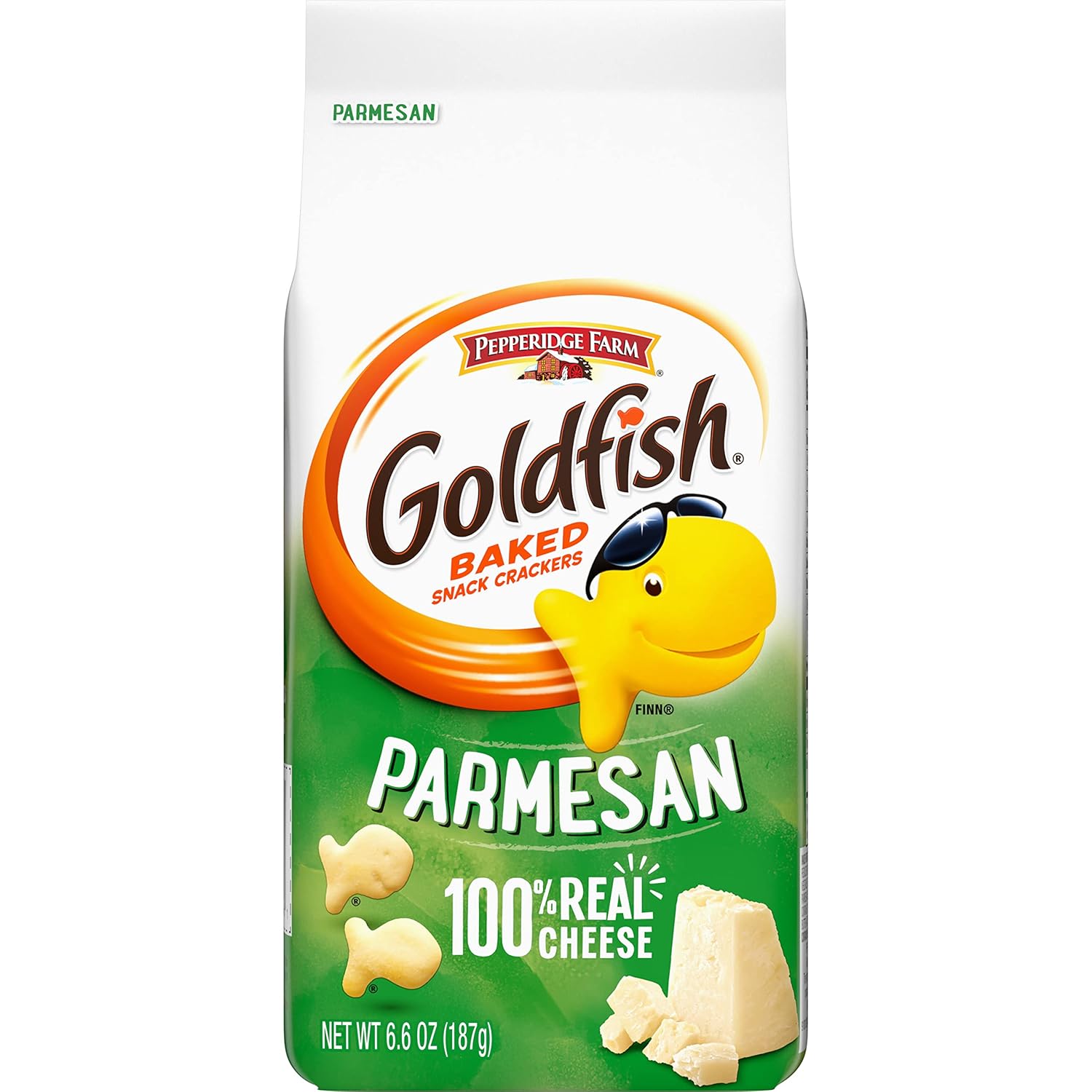 Pepperidge Farm Parmesan Crackers, Snack Crackers, 6.6 Oz Bag