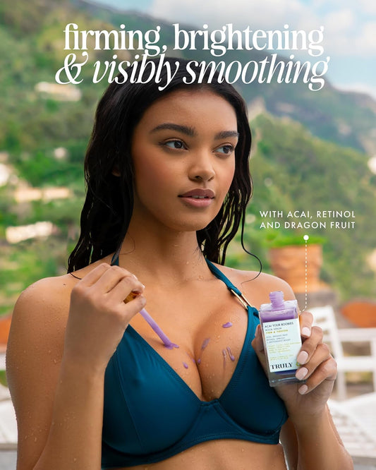 Truly Acai Your Boobies | Firming And Tightening Treatment For Breasts Helps Smooth Textured Skin With Acai, Retinol, And Antioxidants