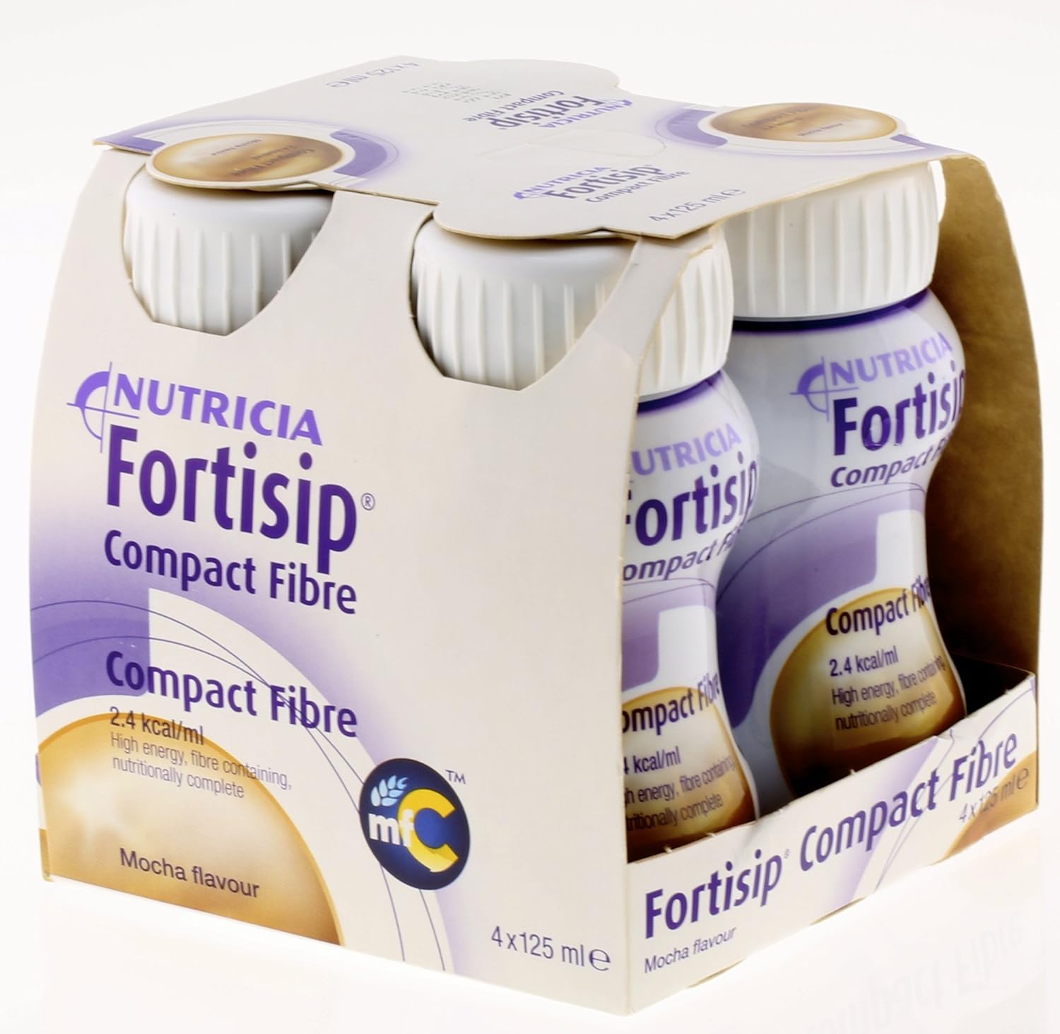 Fortisip Compact Fibre Mocha (4 X 125Ml)
