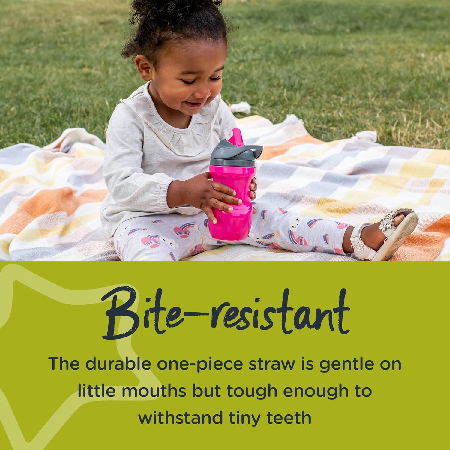 Tommee Tippee Insulated Straw Cup For Toddlers, Spill-Proof, 9Oz, 12M+, 1-Count, Pink : Baby