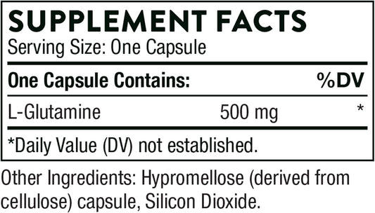 Thorne L-Glutamine - Amino Acid Supplement For Gi Health And Immune Function - 90 Capsules