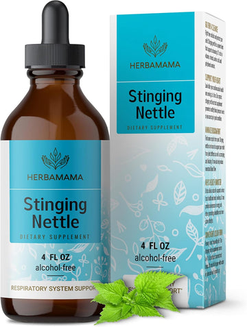 Herbamama Stinging Nettle Tincture - Vegan Stinging Nettle Root Extract For Urinary Tract Support - Non-Gmo, Alcohol & Sugar-Free Urtica Dioica Supplement