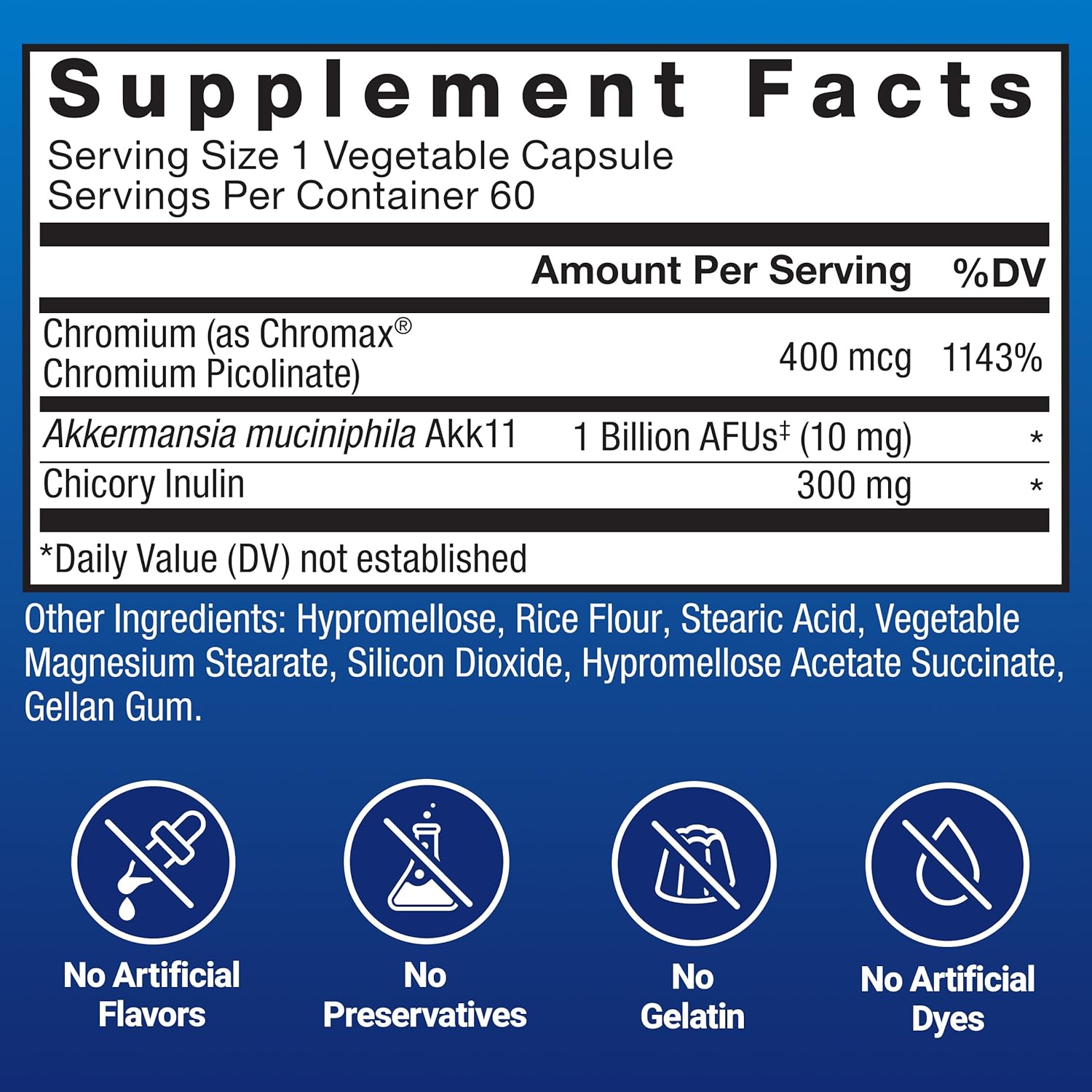 Force Factor Probioslim Akkermansia Probiotics & Postbiotics, With 1 Billion Afus Akkermansia Muciniphila, Prebiotics & Chromax Chromium, Support Lean Body Mass, Digestion & Gut Health, 60 Capsules : Health & Household