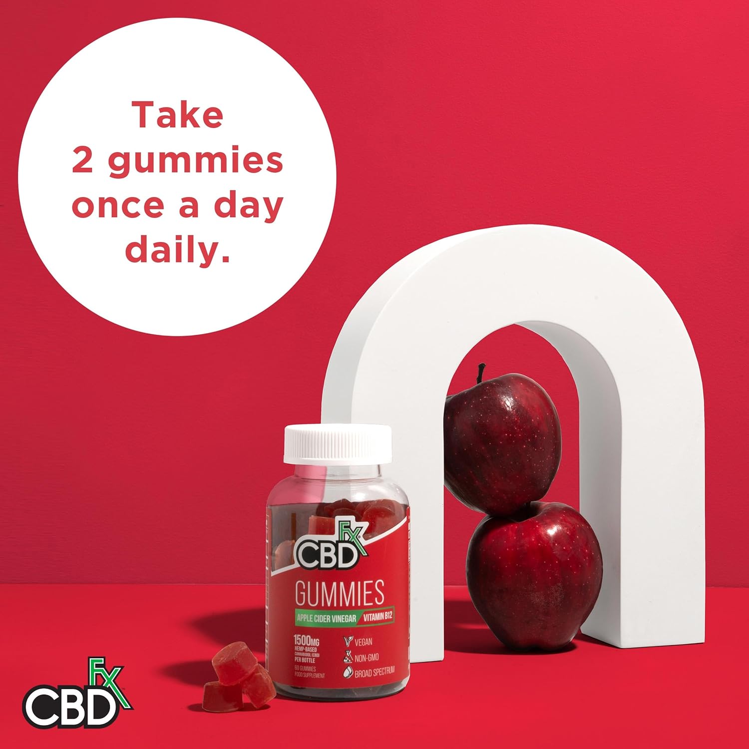 CBDfx 1500mg CBD High Strength Women's Multivitamin Vegan Gummies, Vitamin A, C, D3, E, B6, B12, Biotin, Calcium and Zinc 60x Bottle (30 Days) : Amazon.co.uk: Health & Personal Care